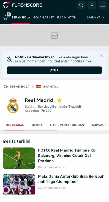 Favorit & Sinkronisasi Antar Perangkat